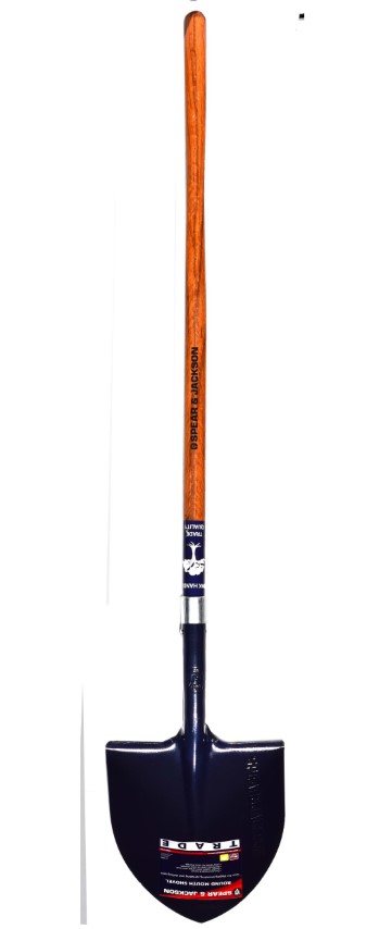 SPEAR & JACKSON - SHOVEL - ROUND MOUTH LONG HANDLE ( SJ-ORMS)